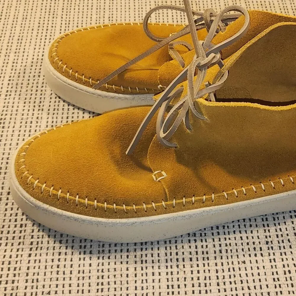 Clarks Women's Yellow and Tan Loafers